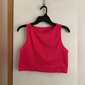 Pink Crop Top